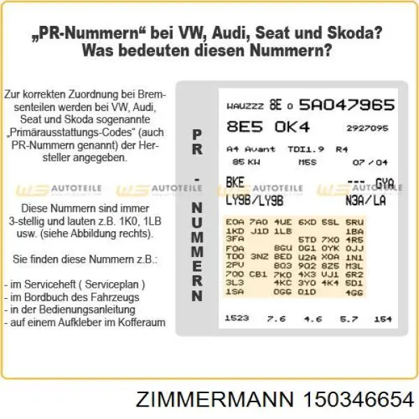 Гальмівні диски 150346654 Zimmermann