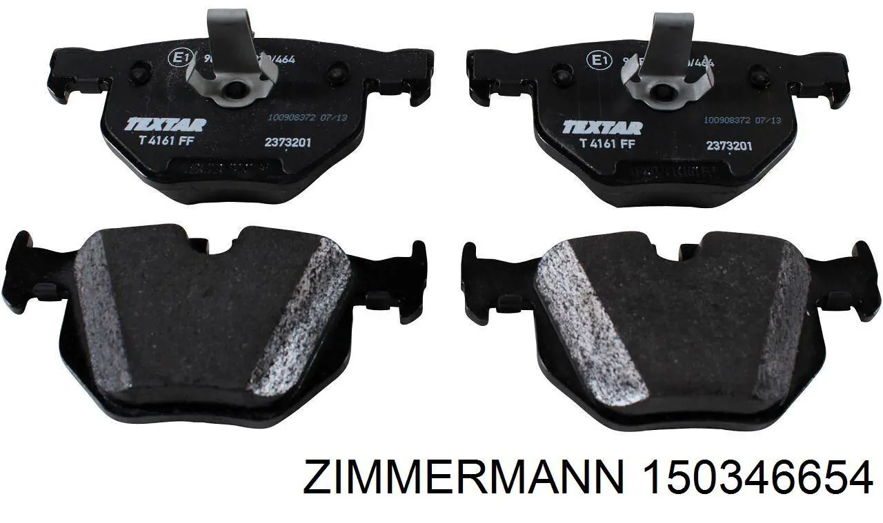Задні дискові гальма Zimmermann 150346654 ціна, від 63.81 USD