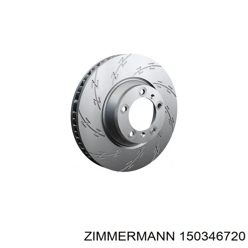 Купити 150346720 Zimmermann Ротор гальмівний