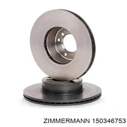 Диск гальмівний передній Zimmermann 150346753