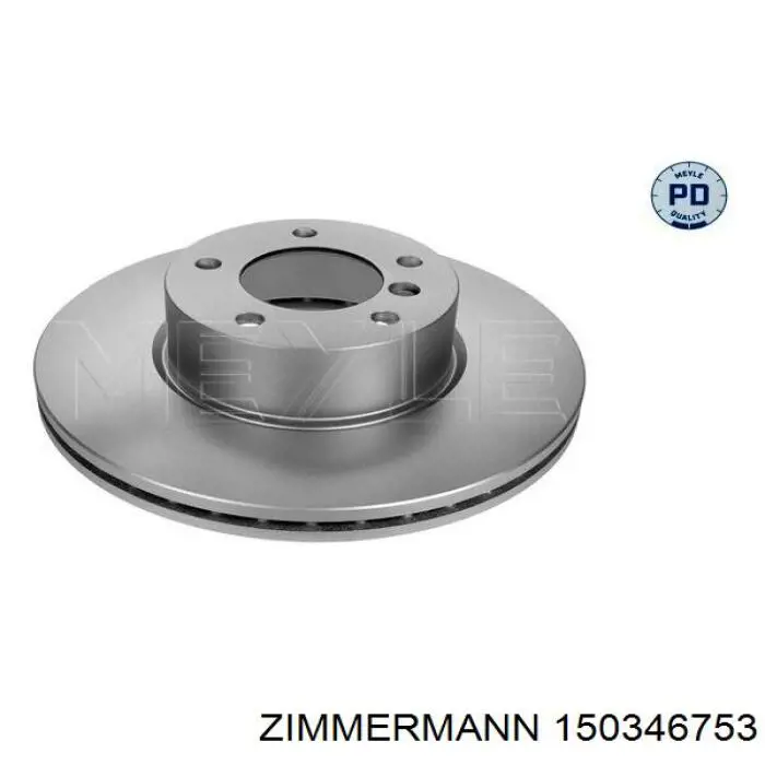 Диск гальмівний передній 150346753 Zimmermann