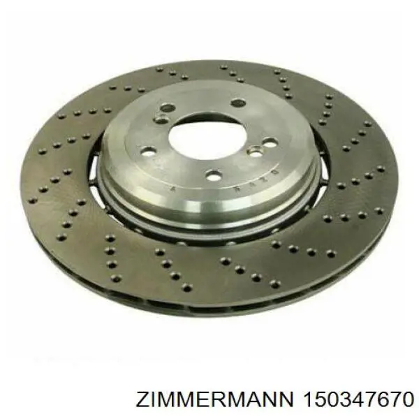 150347670 Zimmermann диск гальмівний задній