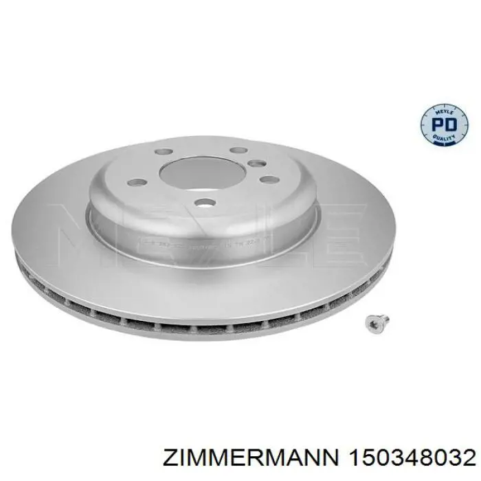 Диск гальмівний задній 150348032 Zimmermann