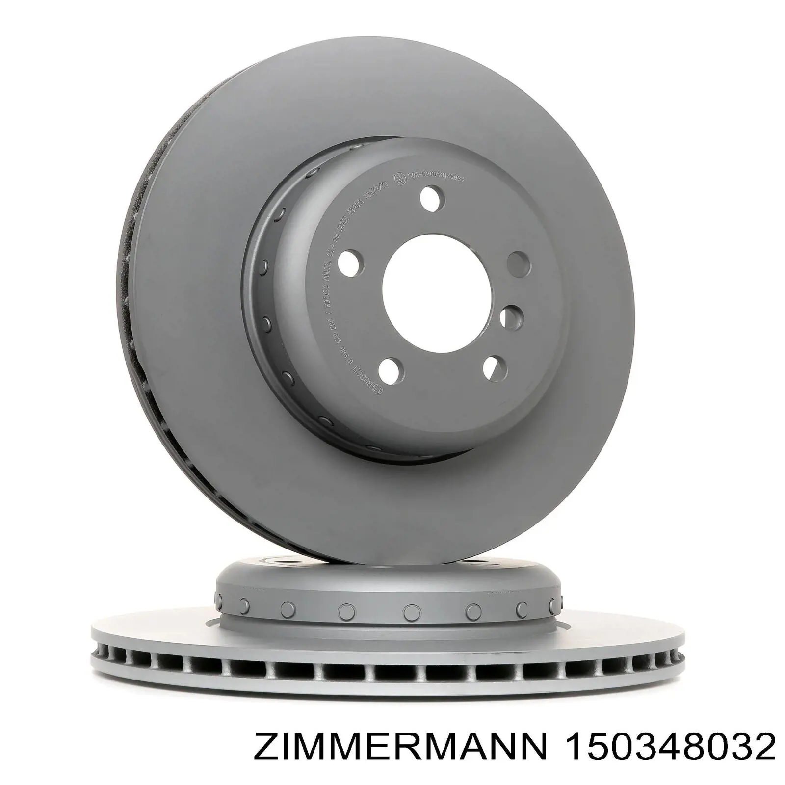 Купити 150348032 Zimmermann Диск заднього гальма