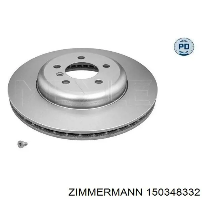 Диск гальмівний передній 150348332 Zimmermann