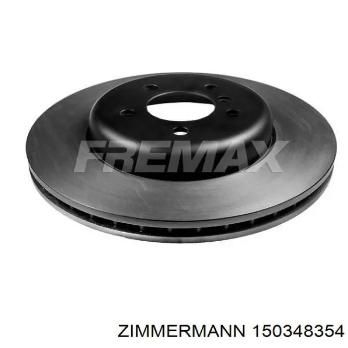 Диск переднього гальма Zimmermann 150348354 ціна, від 132.97 USD