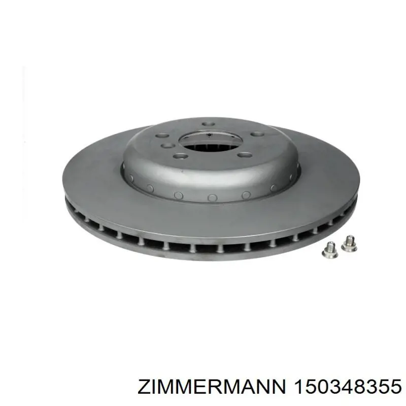 Диск гальмівний передній Zimmermann 150348355
