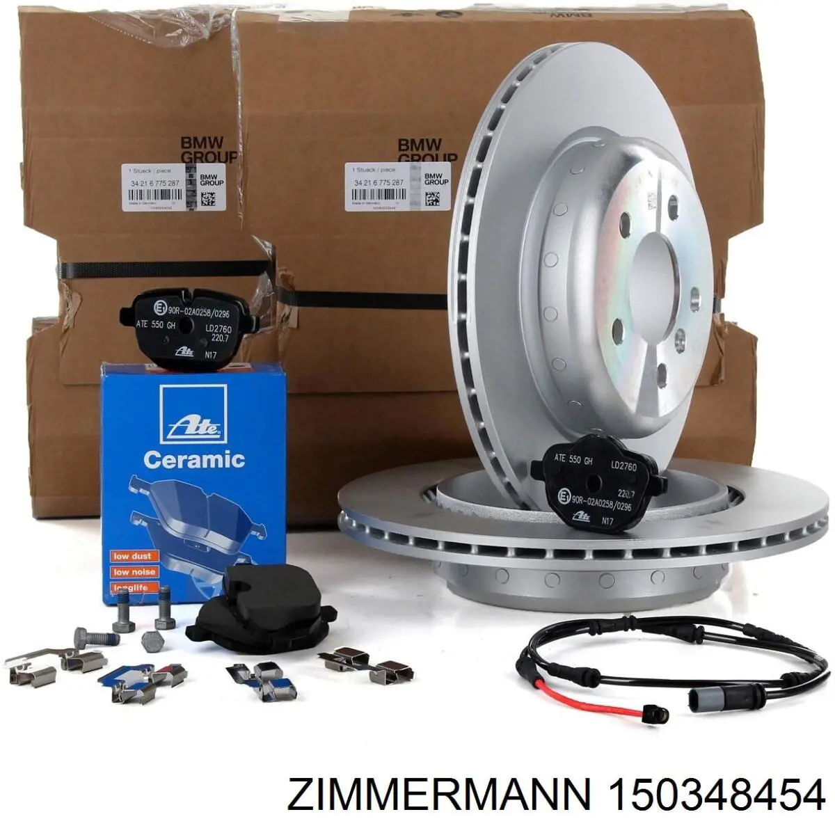 Купити 150348454 Zimmermann Диск заднього гальма