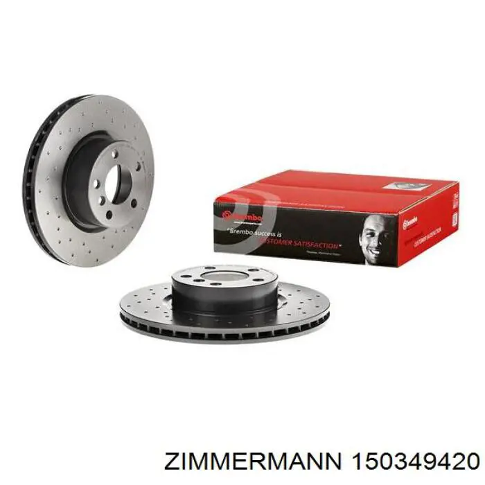 Купити 150349420 Zimmermann Ротор гальмівний