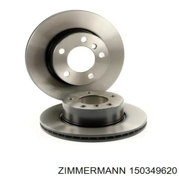 Диск гальмівний передній Zimmermann 150349620