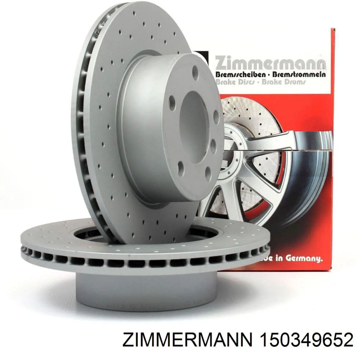 150349652 Zimmermann диск гальмівний передній