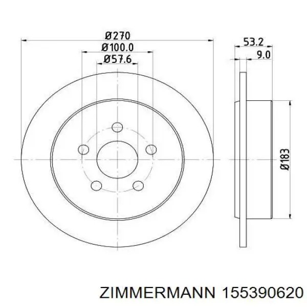 155390620 Zimmermann Дискові гальма