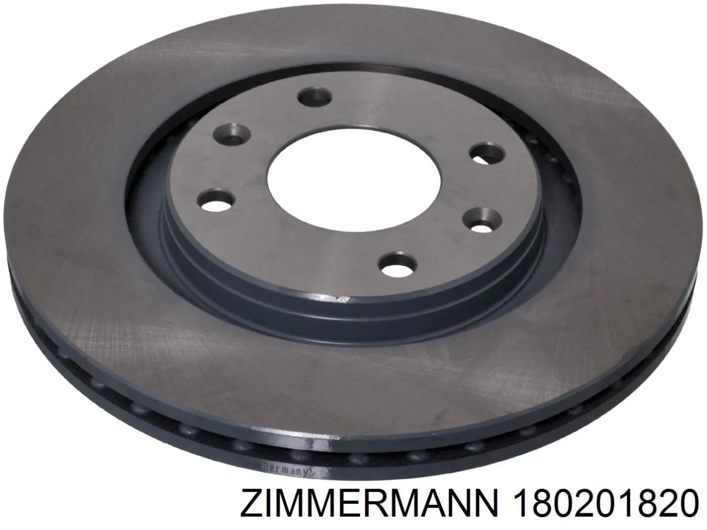 180201820 Zimmermann диск гальмівний передній