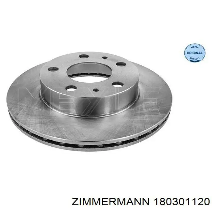 Диск гальмівний передній Zimmermann 180301120