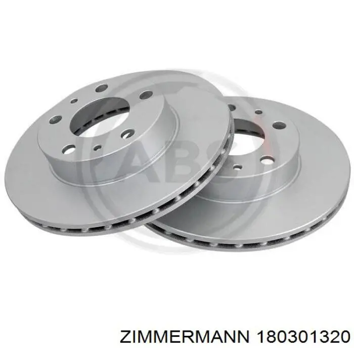 180301320 Zimmermann диск гальмівний передній