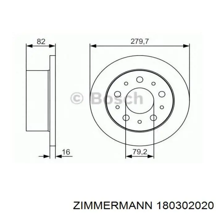 180302020 Zimmermann Дискові гальма
