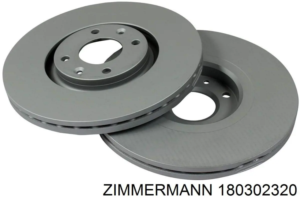 180302320 Zimmermann диск гальмівний передній