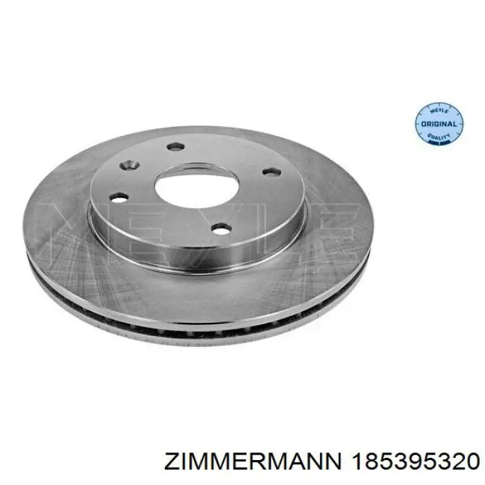 185395320 Zimmermann диск гальмівний передній