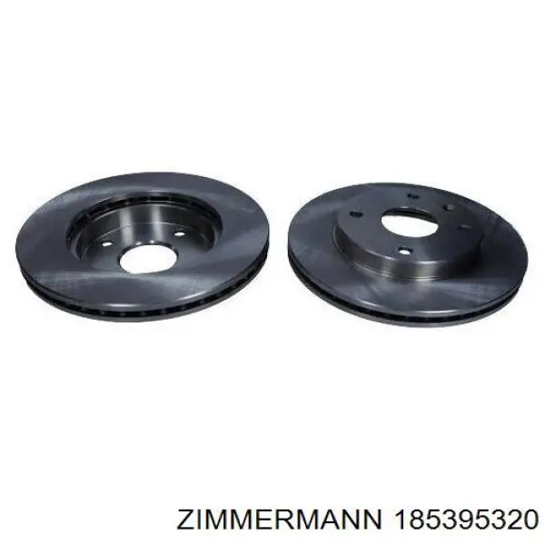Диск переднього гальма Zimmermann 185395320 ціна, від 26.57 USD