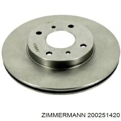 Гальмівні диски передні 200251420 Zimmermann