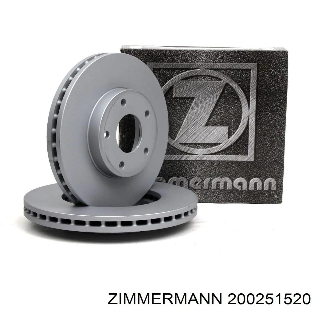 Диск переднього гальма Zimmermann 200251520 ціна, від 36.66 USD