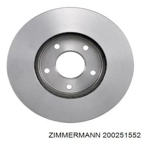 200251552 Zimmermann диск гальмівний передній