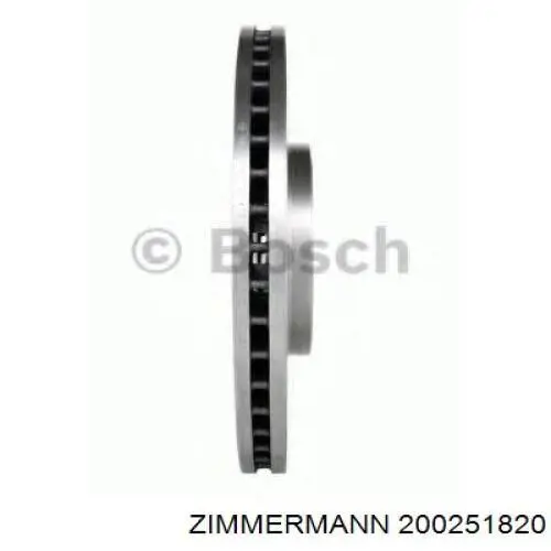 Гальмівні диски передні 200251820 Zimmermann