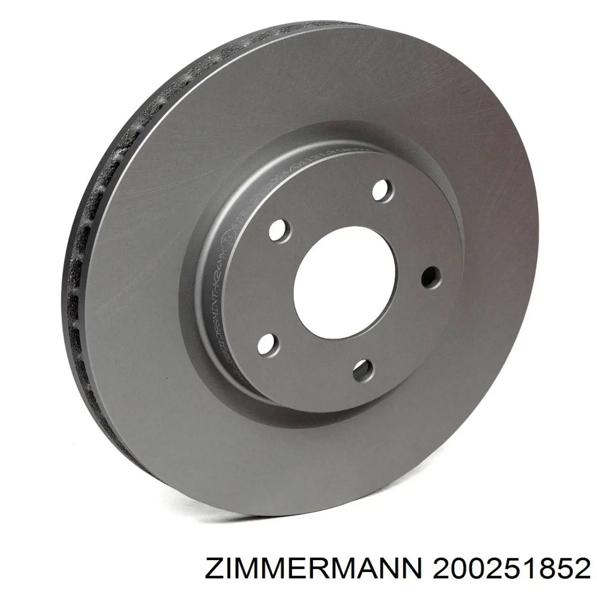 200251852 Zimmermann диск гальмівний передній