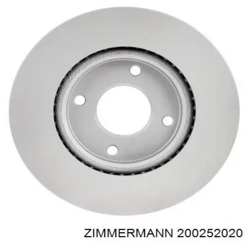 Гальмівні диски передні 200252020 Zimmermann