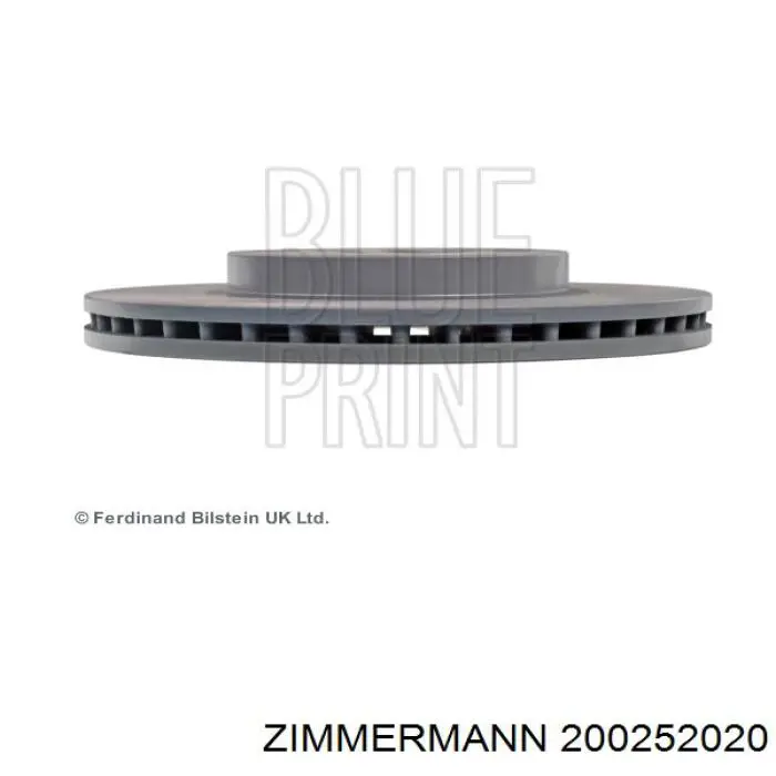 Купити 200252020 Zimmermann Ротор гальмівний