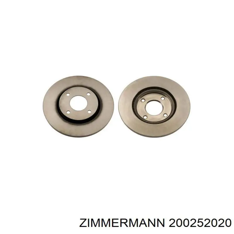 Купити 200252020 Zimmermann Ротор гальмівний