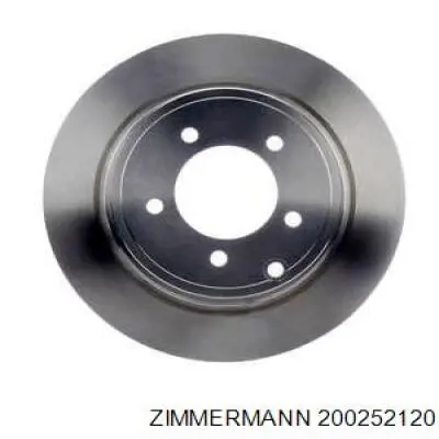 200252120 Zimmermann диск гальмівний задній