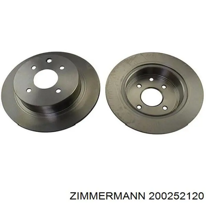 Задні дискові гальма Zimmermann 200252120 ціна, від 31.66 USD