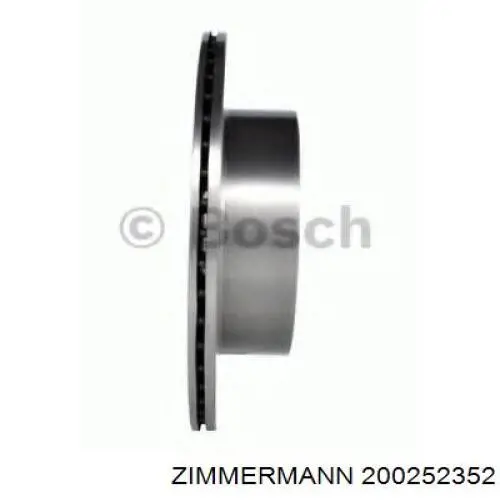 Купити 200252352 Zimmermann Диск заднього гальма