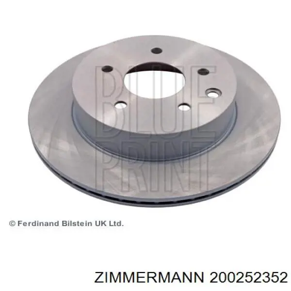 Купити 200252352 Zimmermann Диск заднього гальма