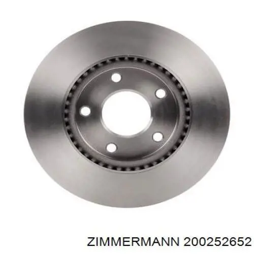 Диск гальмівний передній Zimmermann 200252652