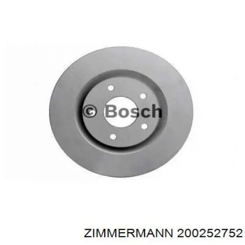 Диск гальмівний передній Zimmermann 200252752