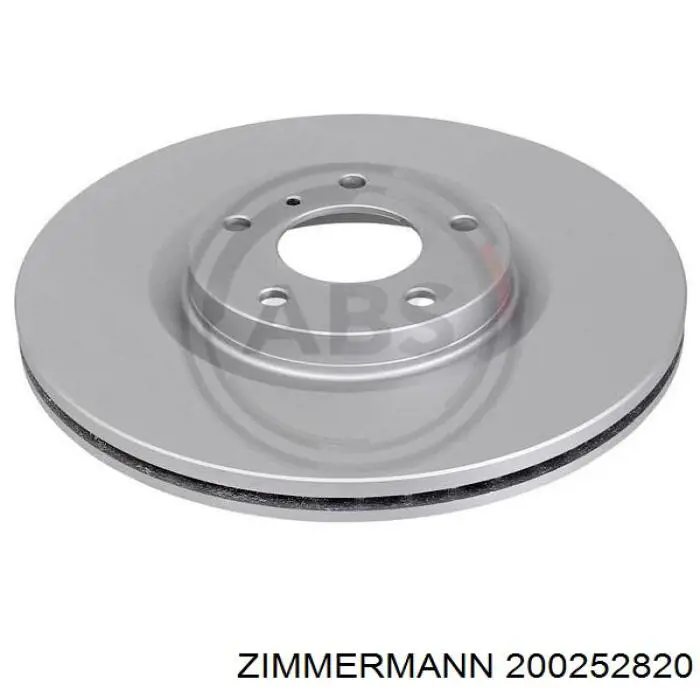 200252820 Zimmermann Гальмо дискове переднє