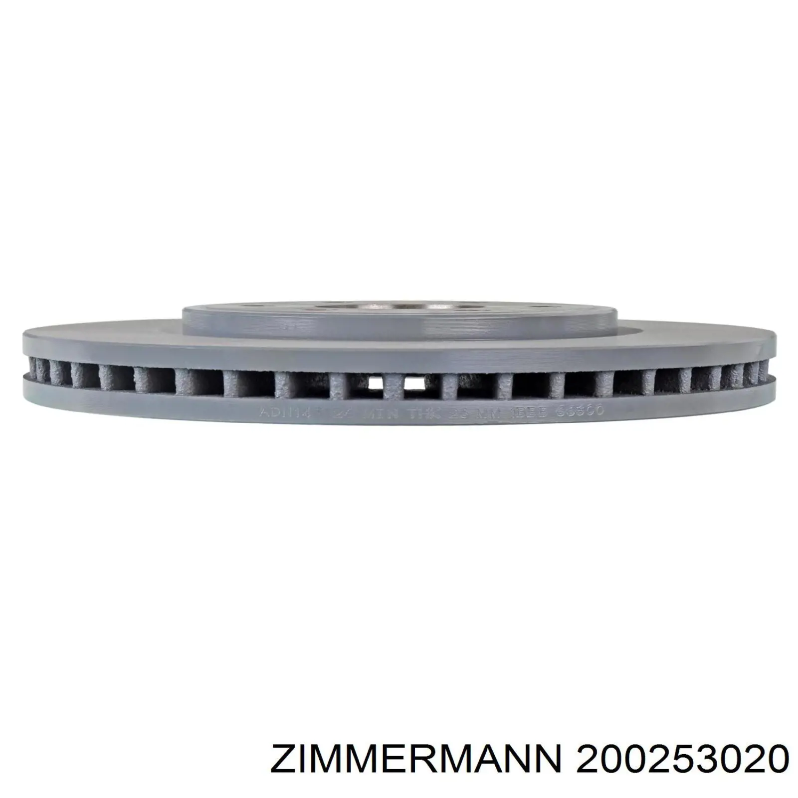 Диск гальмівний передній Zimmermann 200253020