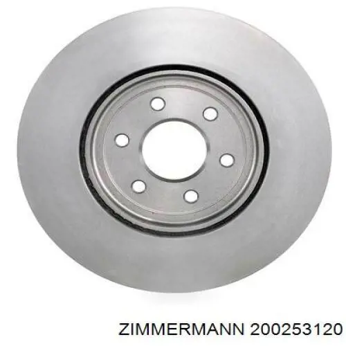 Диск гальмівний передній Zimmermann 200253120