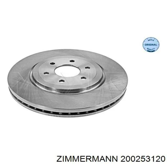 Гальмівні диски передні 200253120 Zimmermann