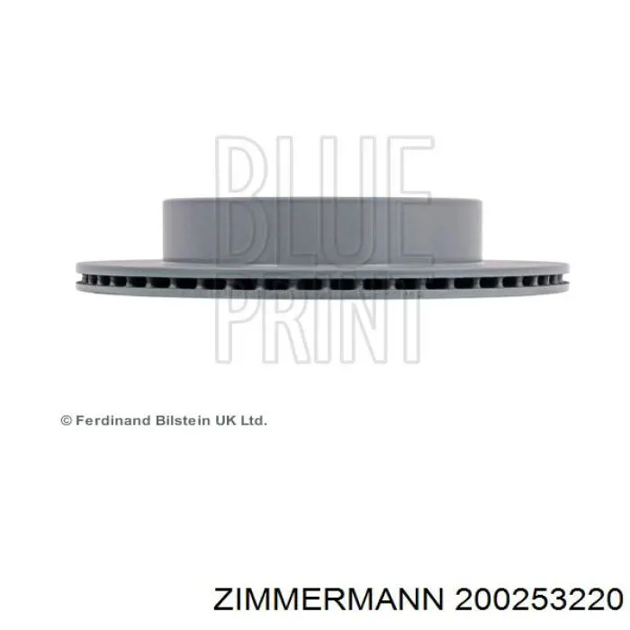 Купити 200253220 Zimmermann Диск заднього гальма