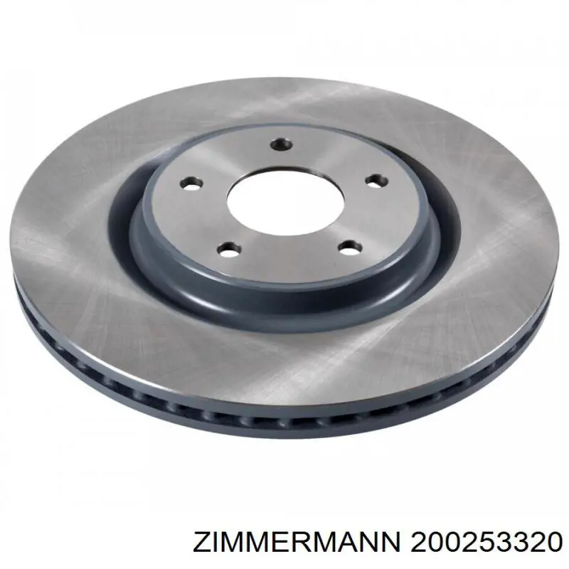 Диск переднього гальма Zimmermann 200253320 ціна, від 78.58 USD