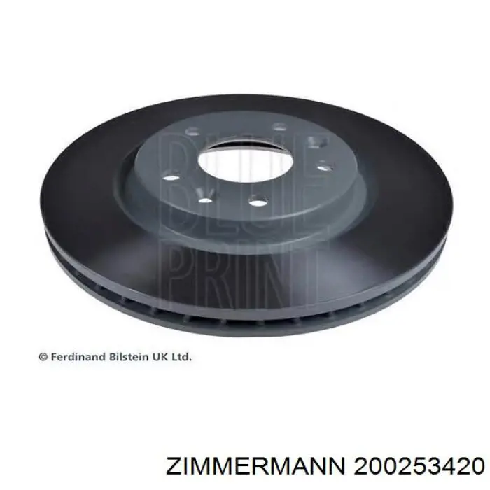 Диск переднього гальма Zimmermann 200253420 ціна, від 57.86 USD