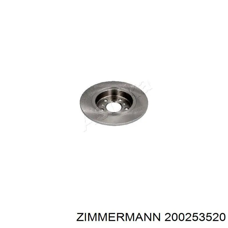 Купити 200253520 Zimmermann Диск заднього гальма