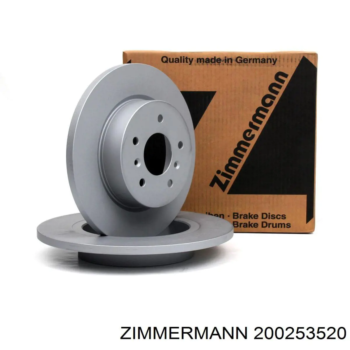 200253520 Zimmermann диск гальмівний задній