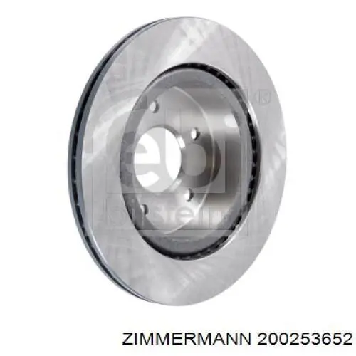 Задні дискові гальма Zimmermann 200253652 ціна, від 27.52 USD