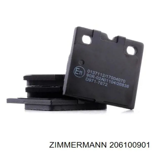 Купити 206100901 Zimmermann Задні колодки