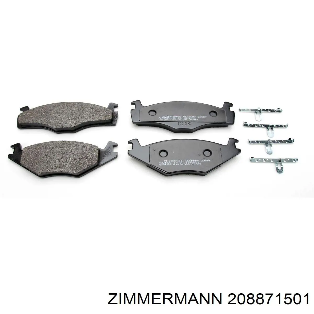 208871501 Zimmermann колодки гальмівні передні, дискові