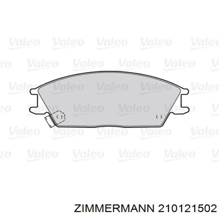 Тормозні колодки Zimmermann 210121502